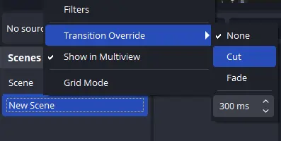 Customizing Transitions