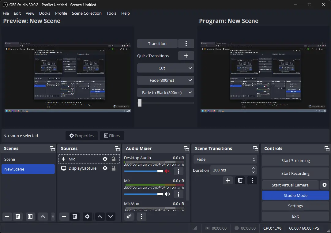 Studio Mode
