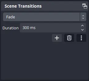Transition option