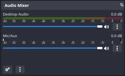 Audio in OBS Studio for Camera