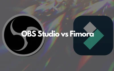 Comparing OBS Studio vs Filmora