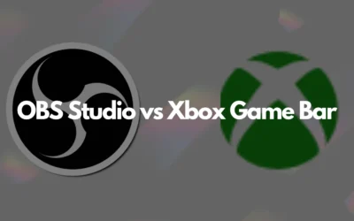 Comparing OBS Studio vs Xbox Game Bar